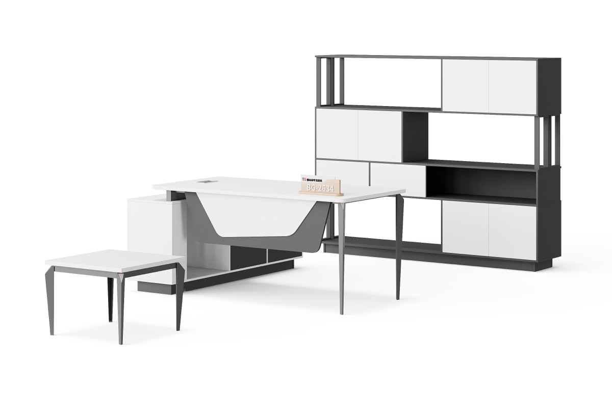 Meja Eksekutif L-Shape — detail fitur 4