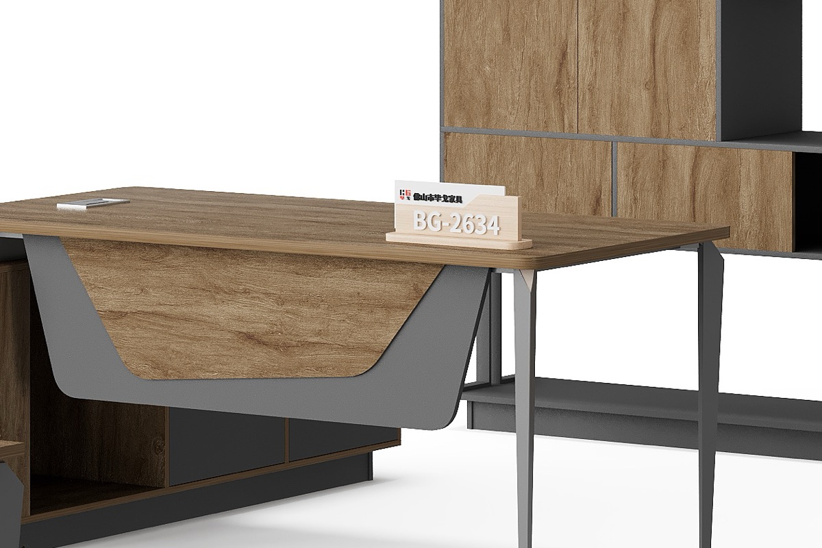 Meja Eksekutif L-Shape — detail fitur 2