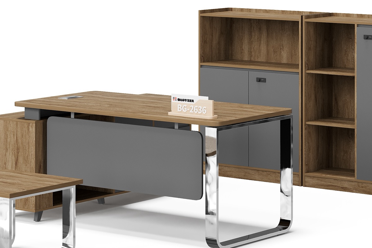 Meja Manajer L-Shape — detail fitur 1