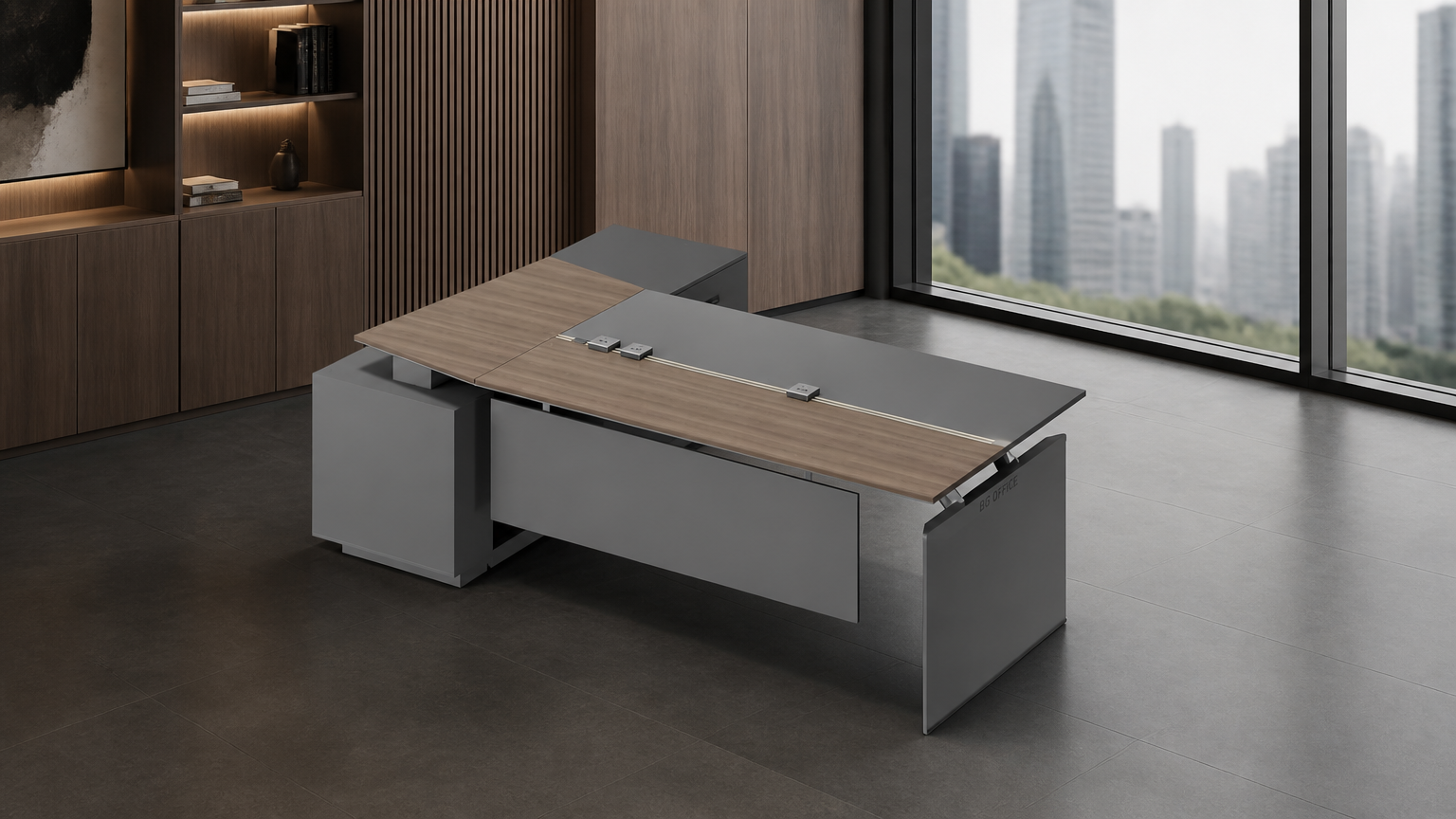 Meja Manajer — situasi kantor