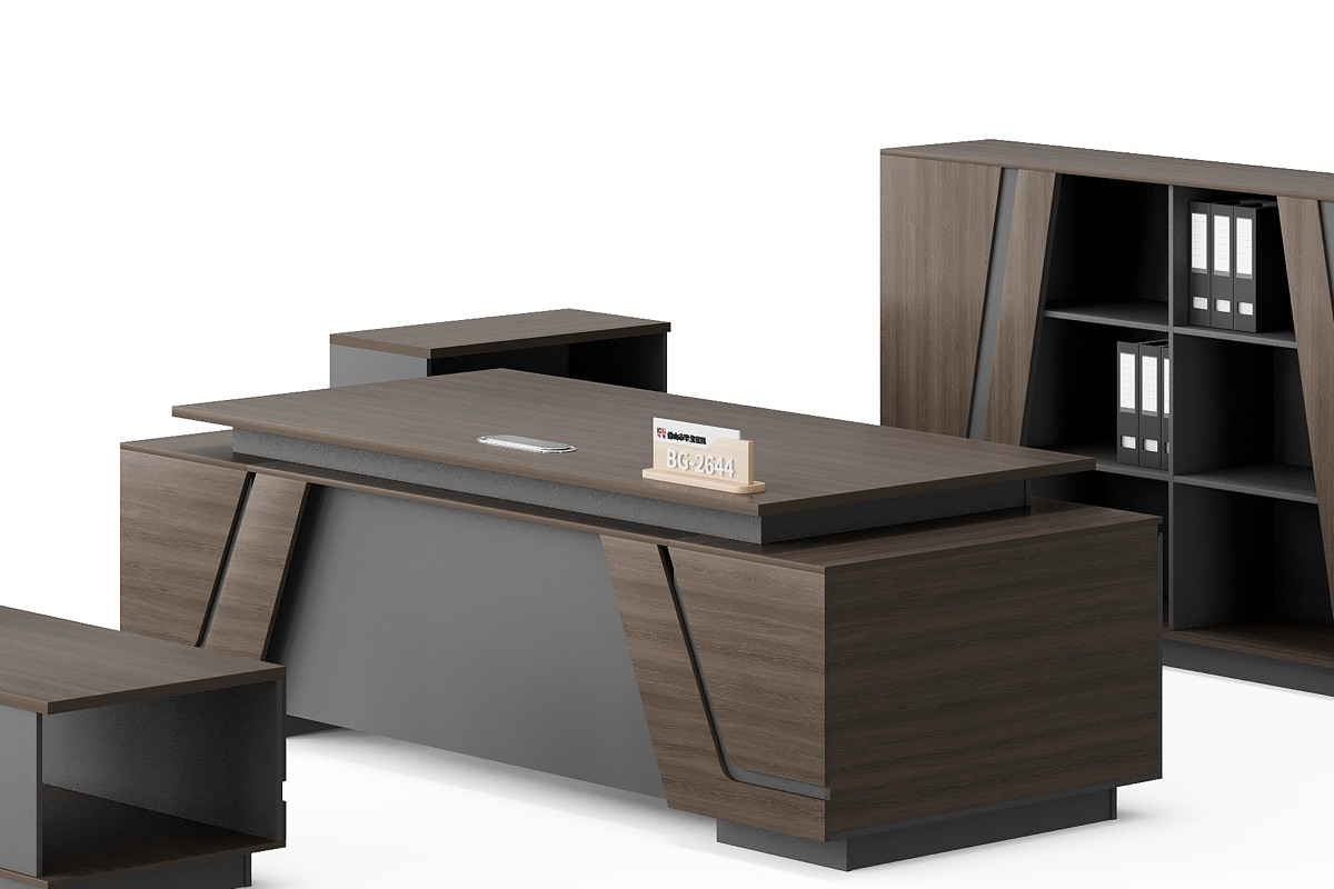 Meja Manajer L-Shape — detail fitur 1