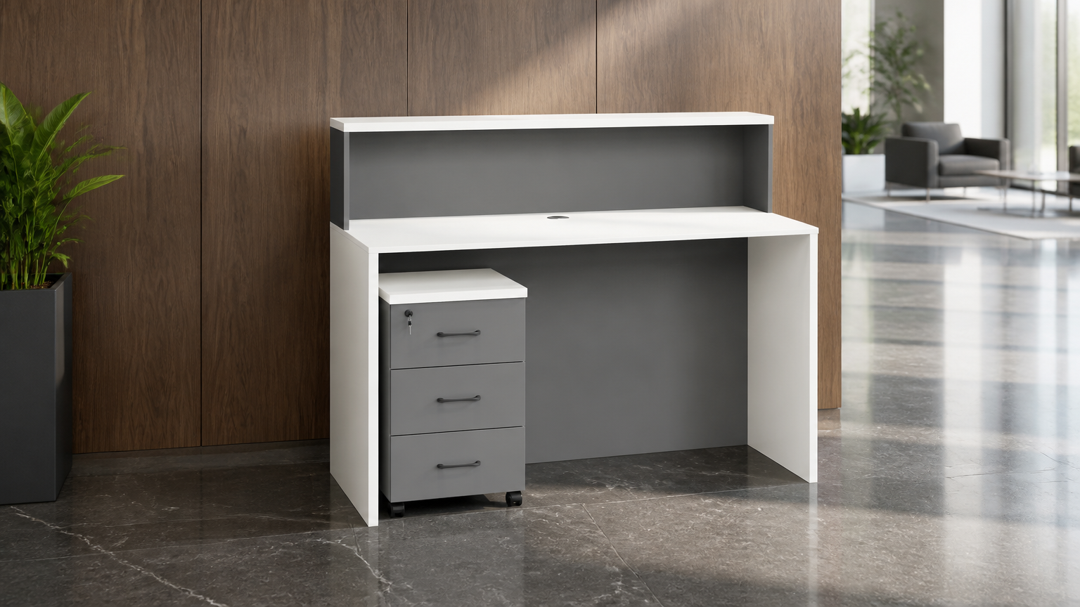 Meja Manajer — situasi kantor