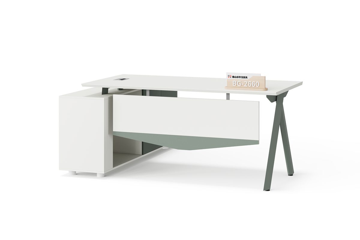 Meja Eksekutif L-Shape — detail fitur 1