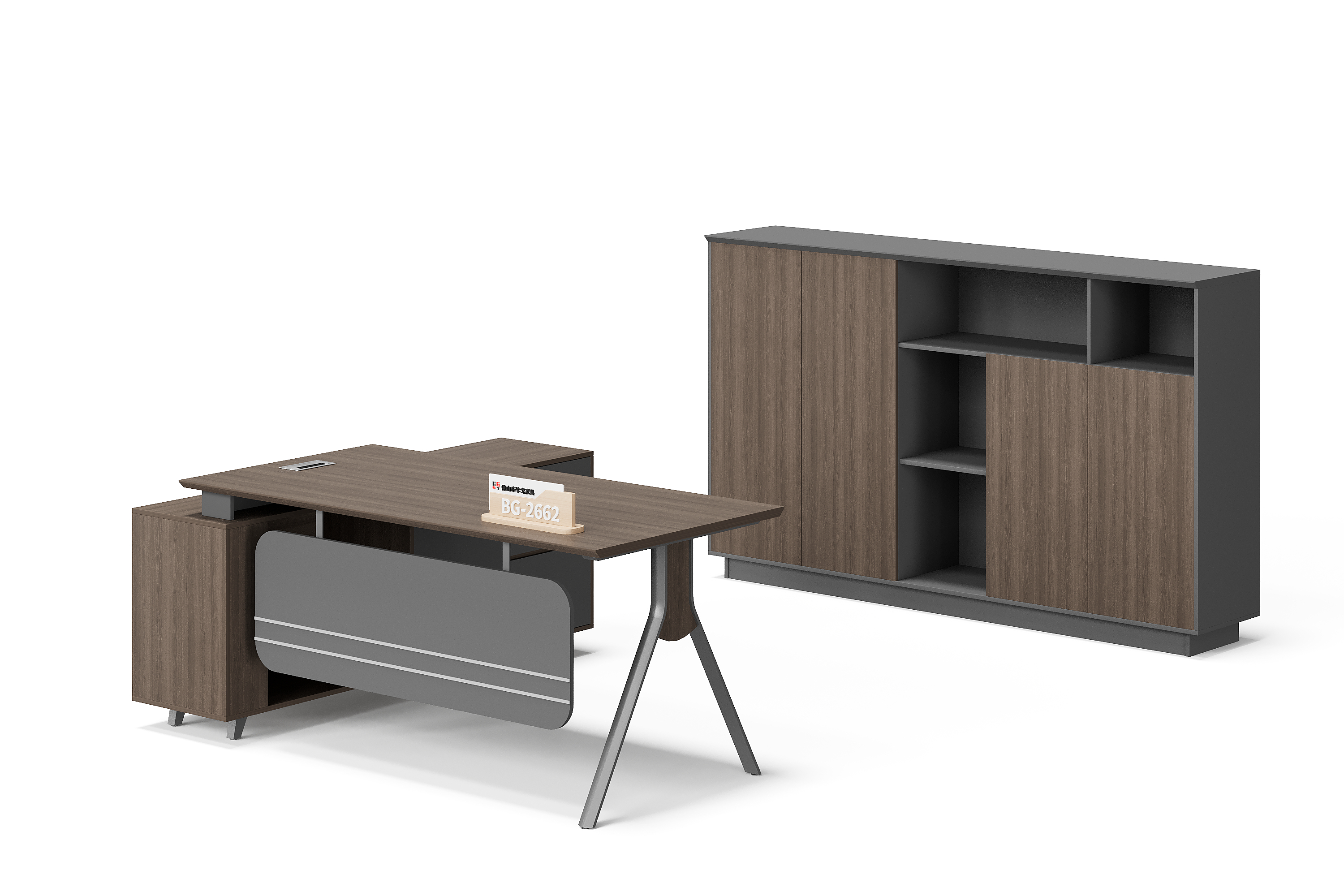 Meja Manajer L-Shape — BG-2662LA