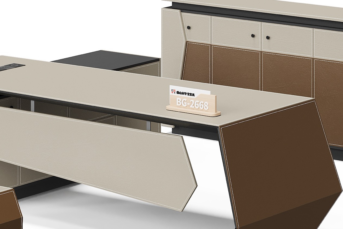 Meja Manajer L-Shape — detail fitur 2