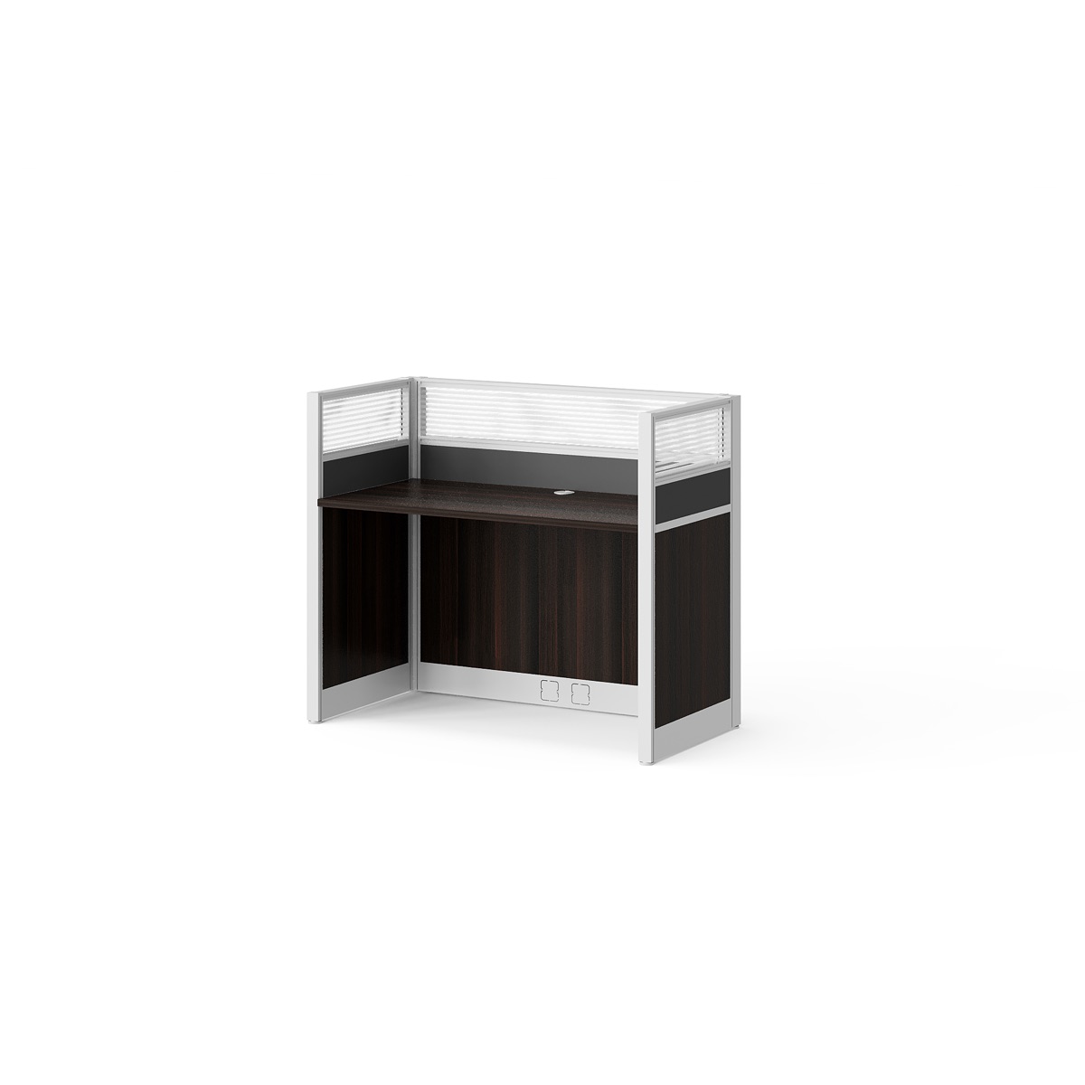 4-Seat Staff Bench Desk — feature detail 1