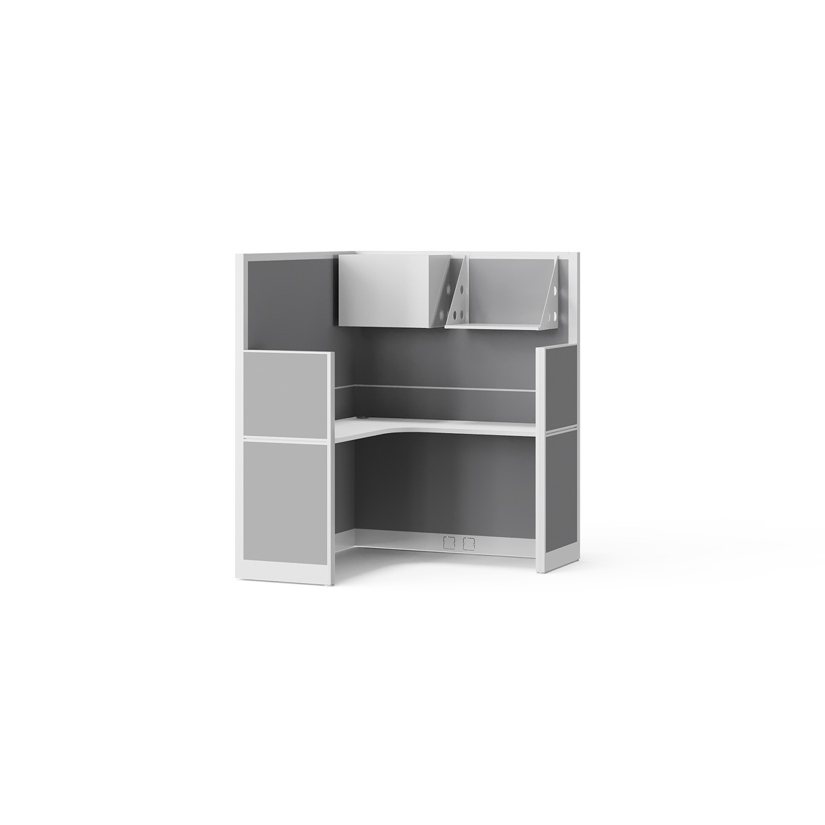 4-Seat Staff Bench Desk — feature detail 2