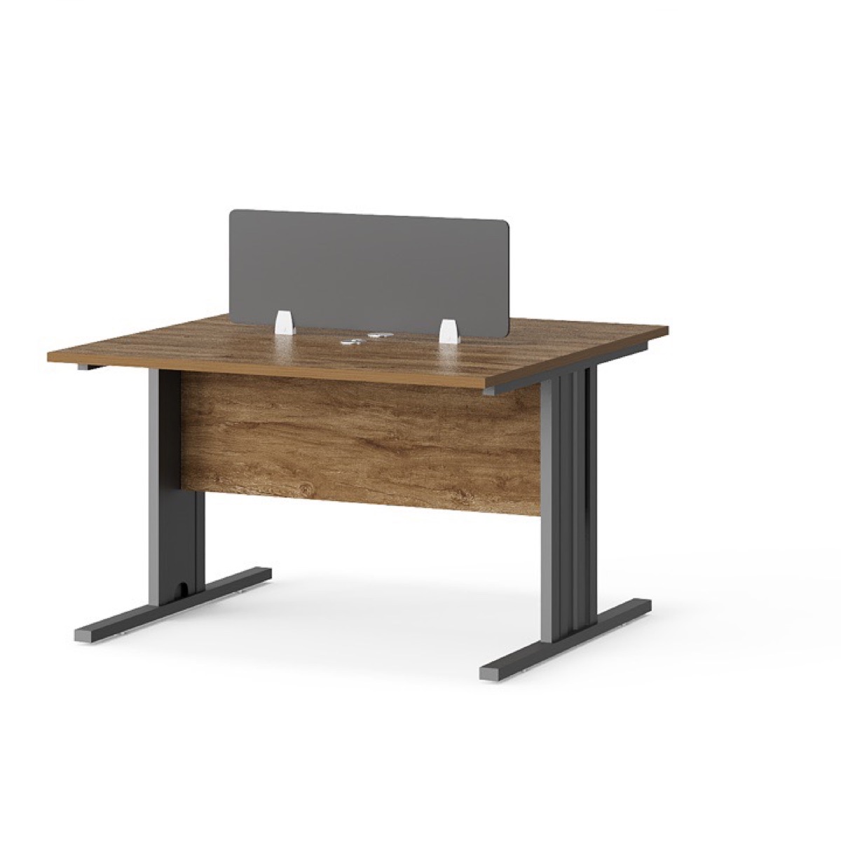 Staff Desk with Privacy Partition — feature detail 2