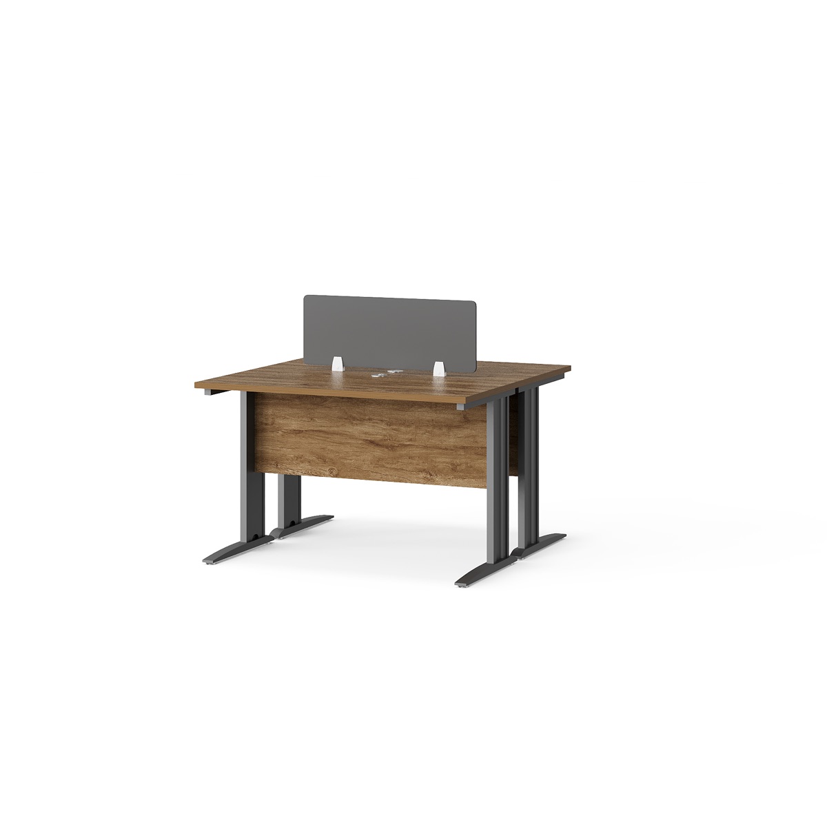 Staff Desk with Privacy Partition — feature detail 1