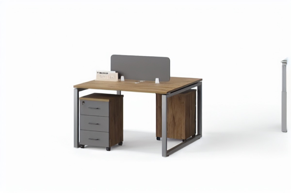2-Seat Office Workstation — office scene