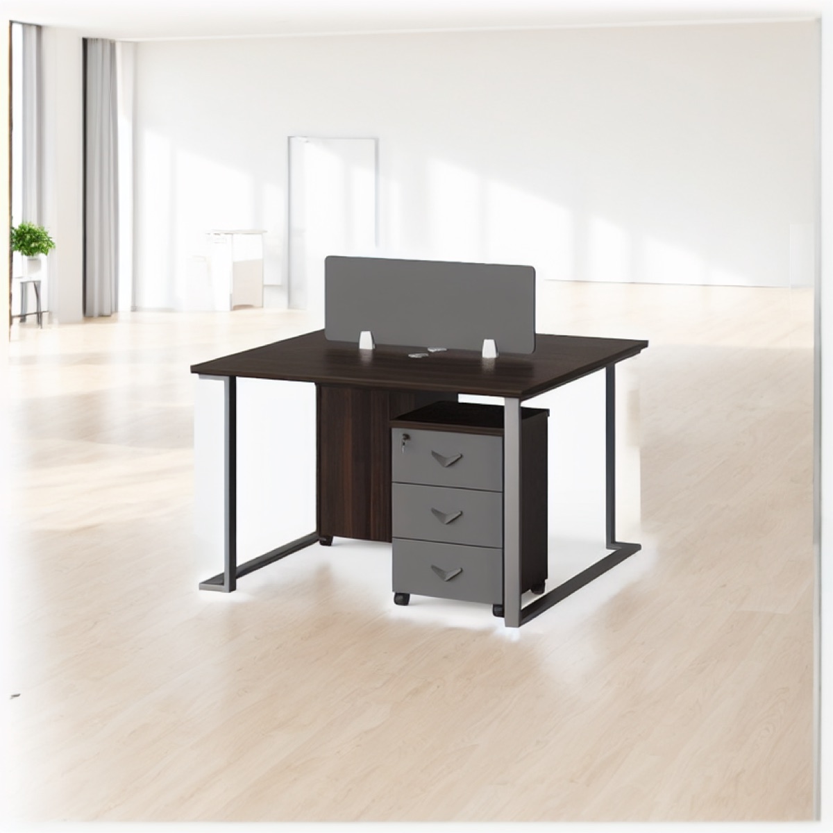 Modular Office Bench Workstation — office scene