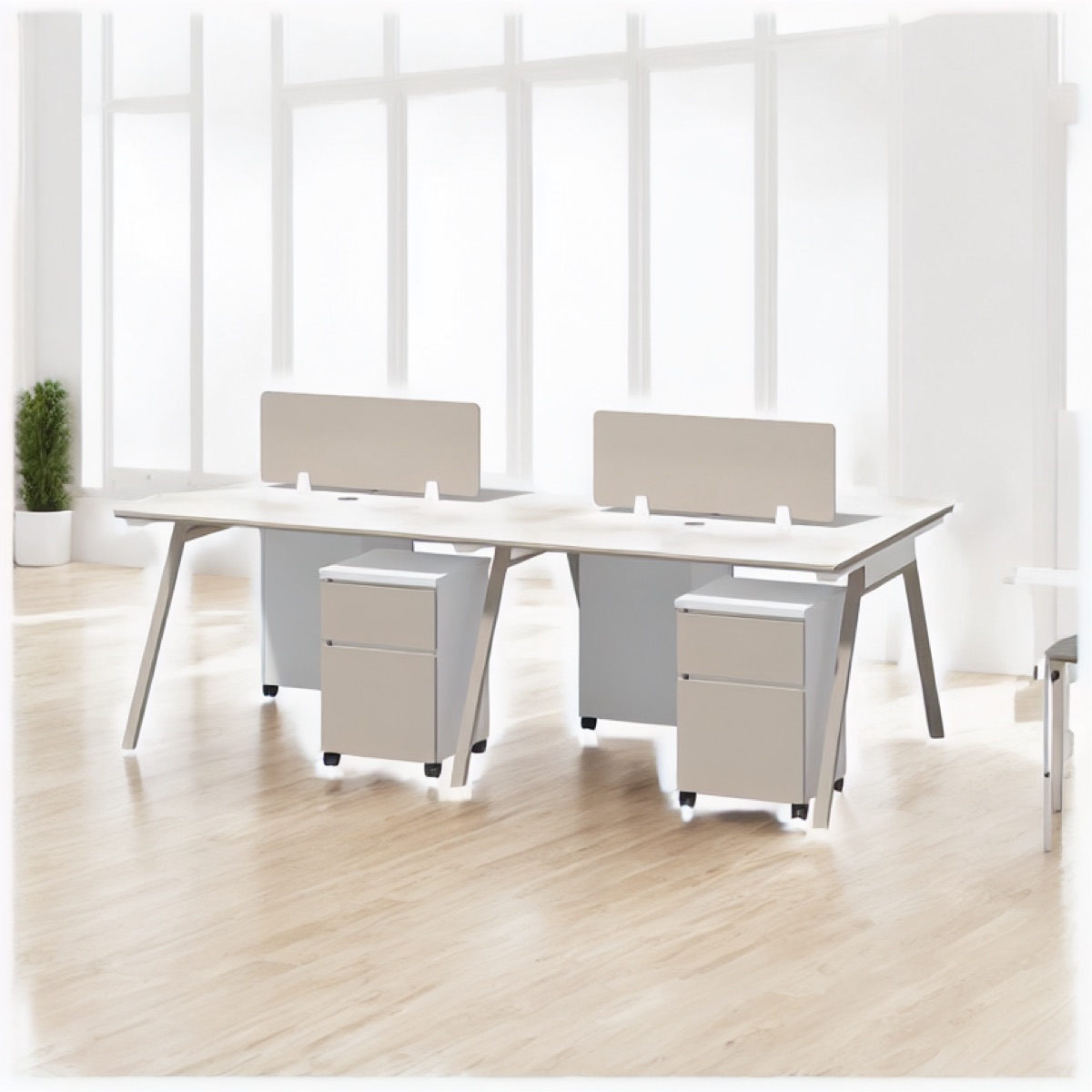 Modular Workstation 1200-2400 mm — office scene