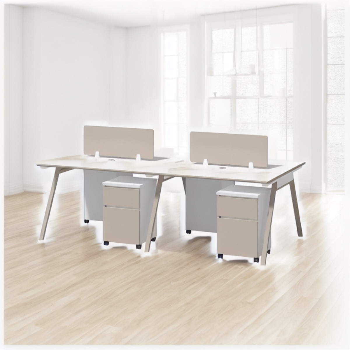 Modular Workstation 1200-2400 mm — office scene