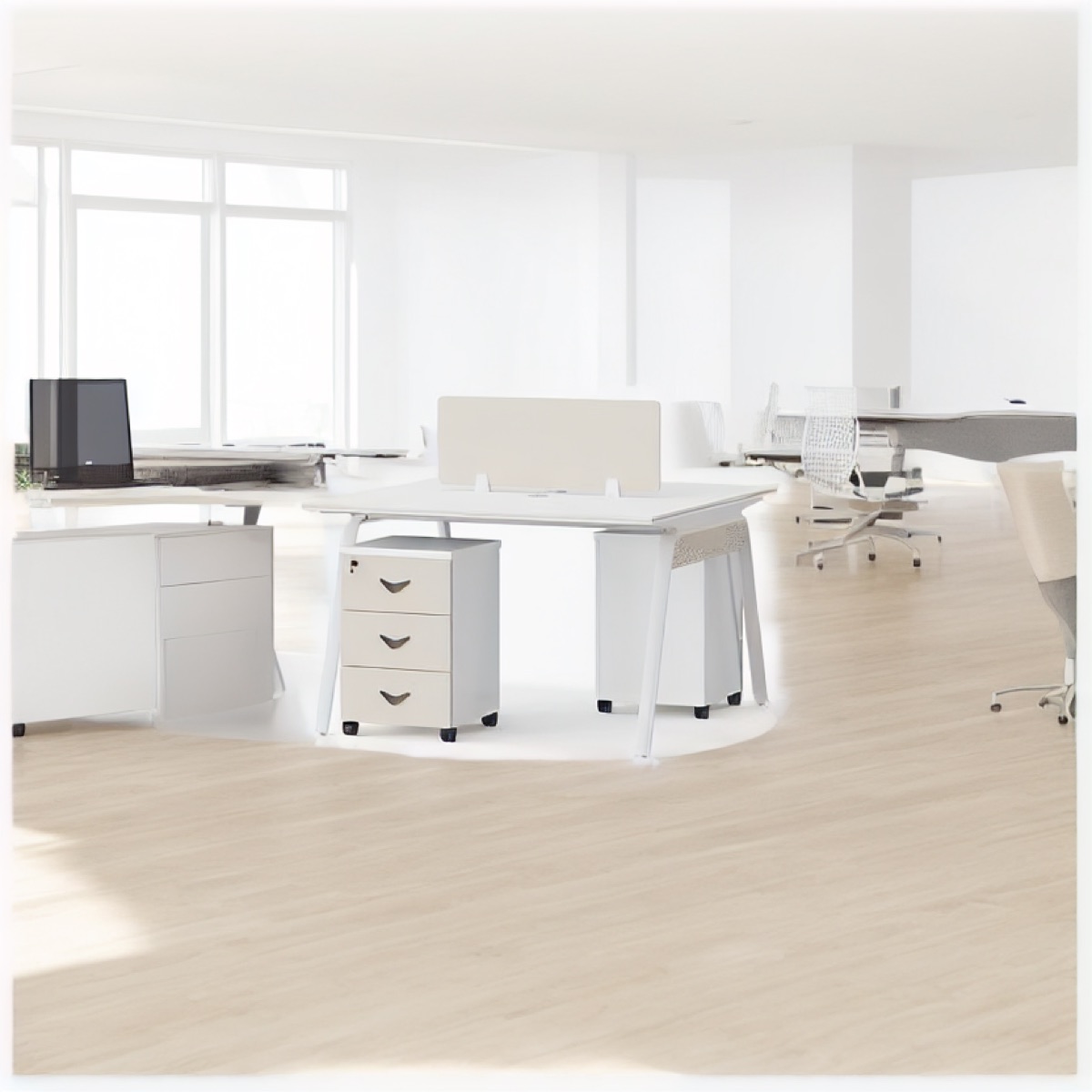 Bench Workstation — office scene