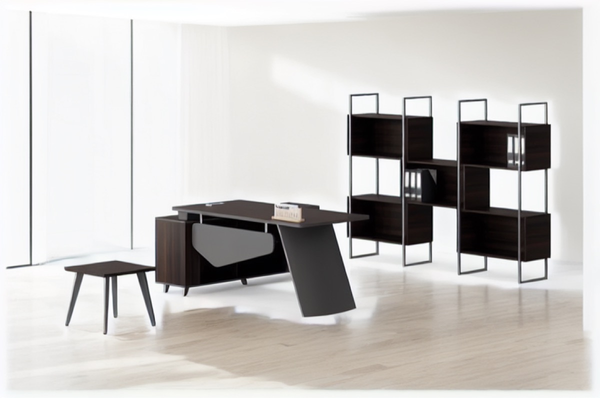 Director L-Shape Desk — office scene