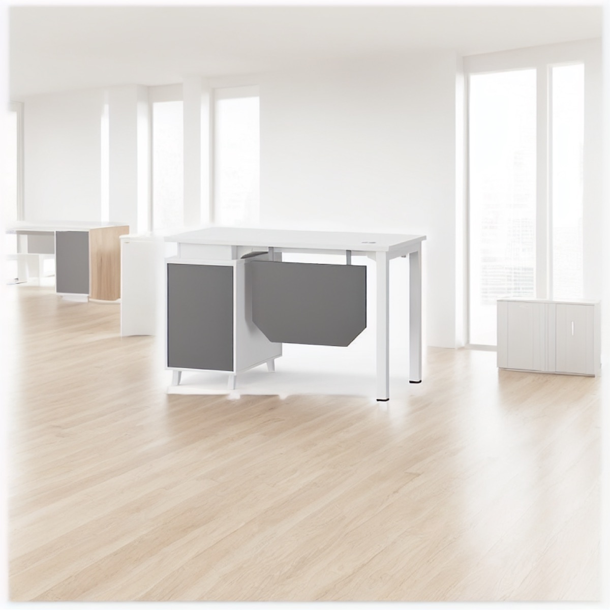 Modular Office Staff Work Desk — office scene