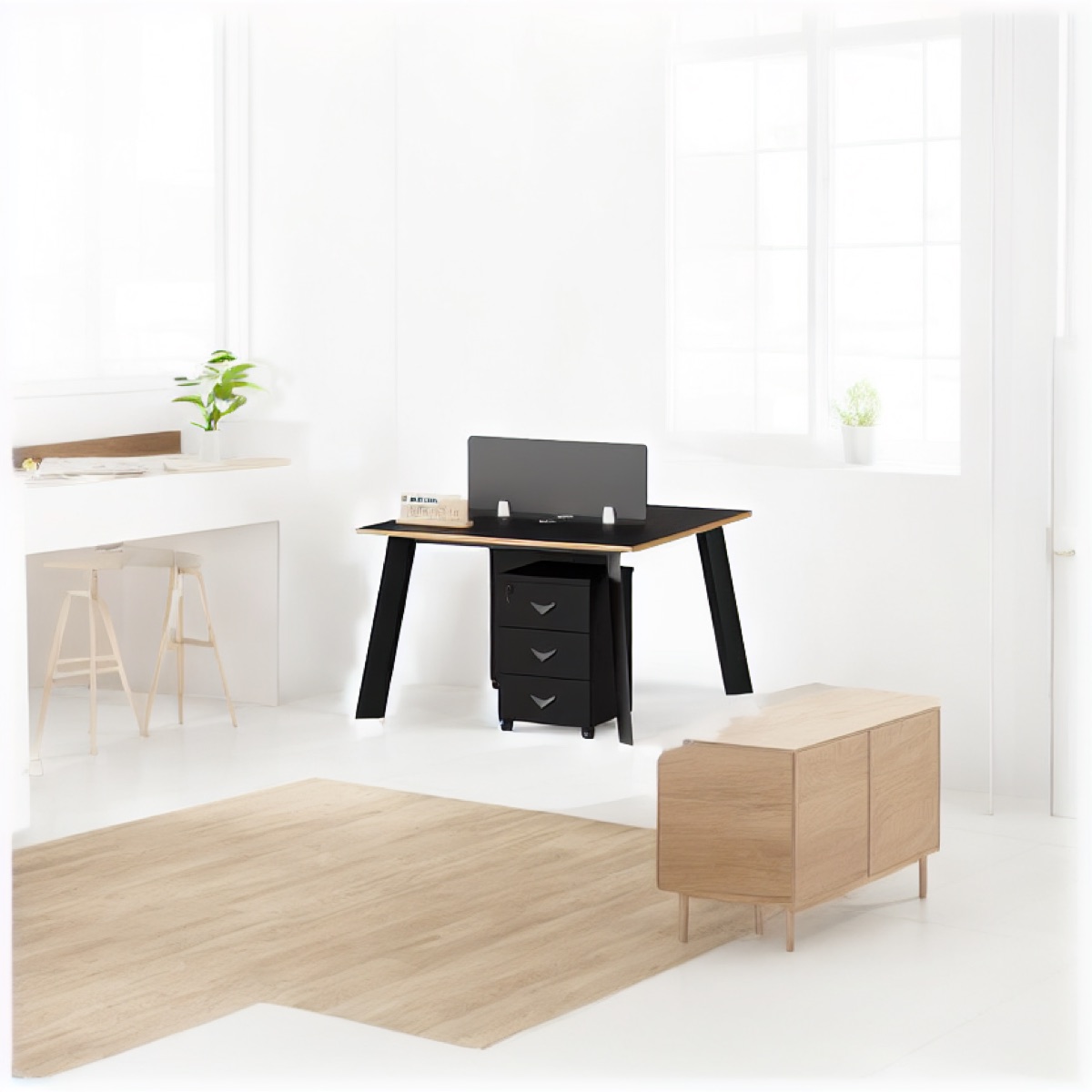 Modular Workstation 1200 — office scene