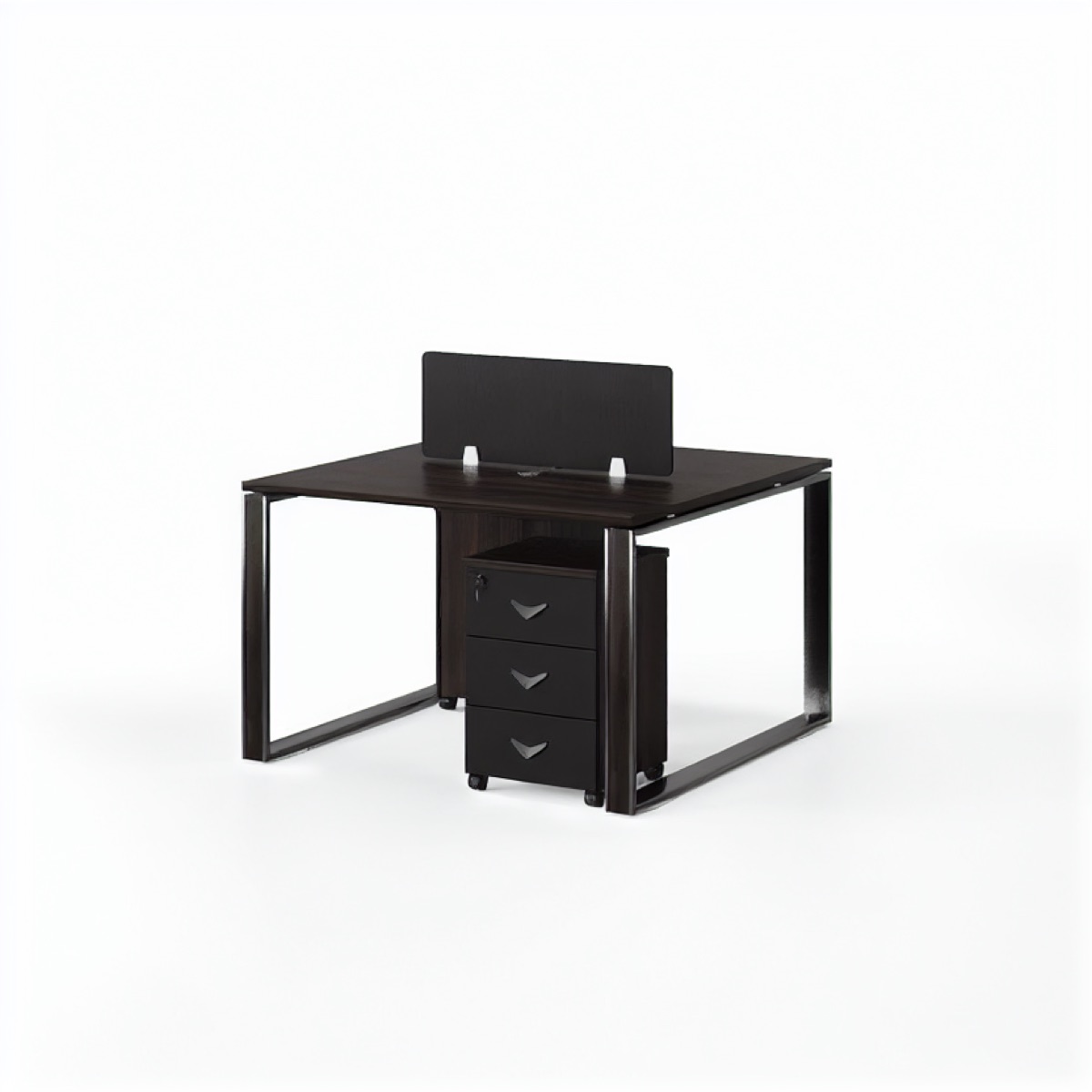 2-Seat Office Workstation — office scene