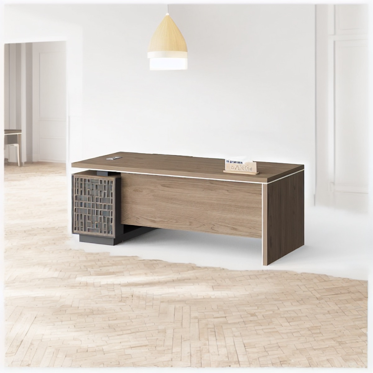 Meja Eksekutif Modern — situasi kantor