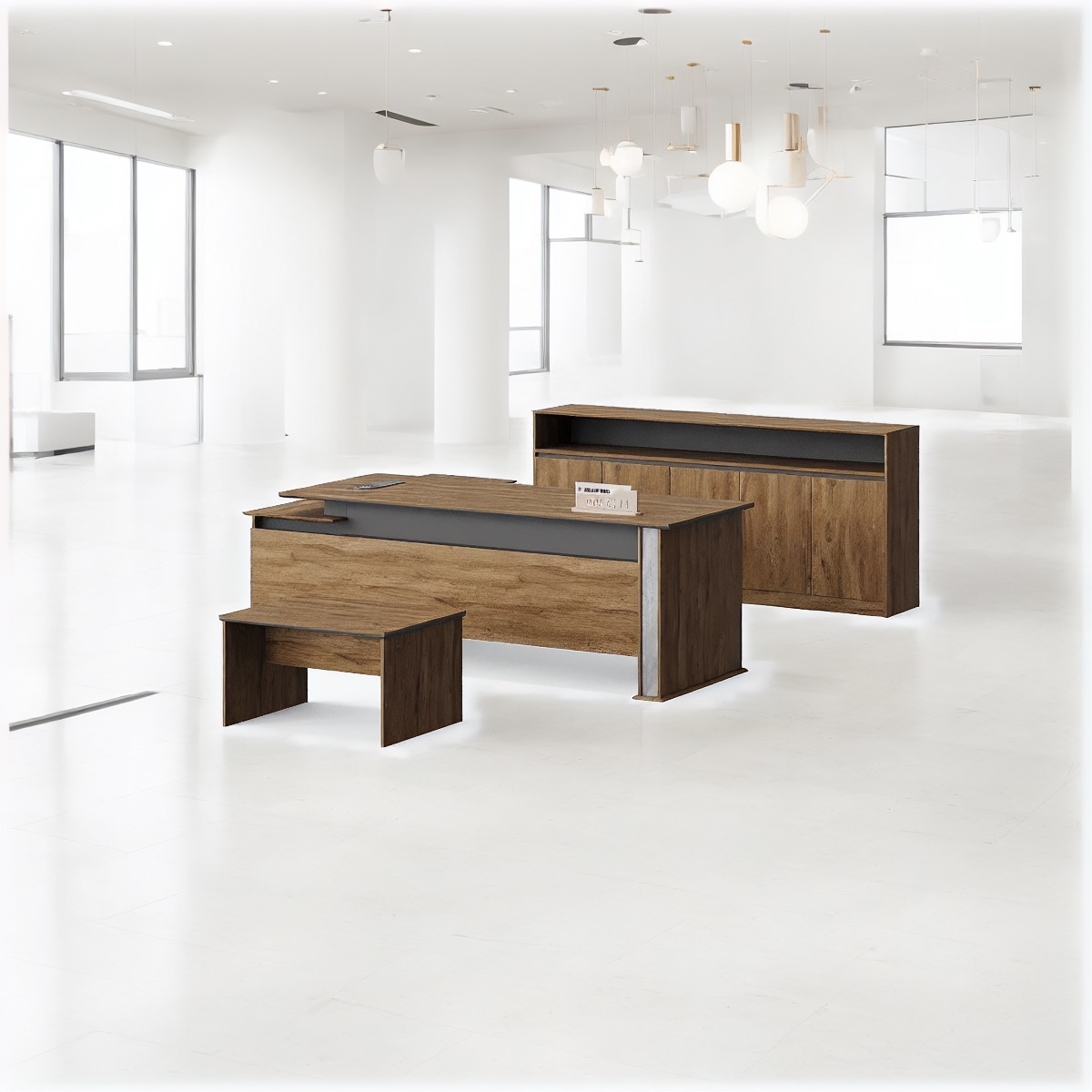 Meja Resepsionis Set — situasi kantor