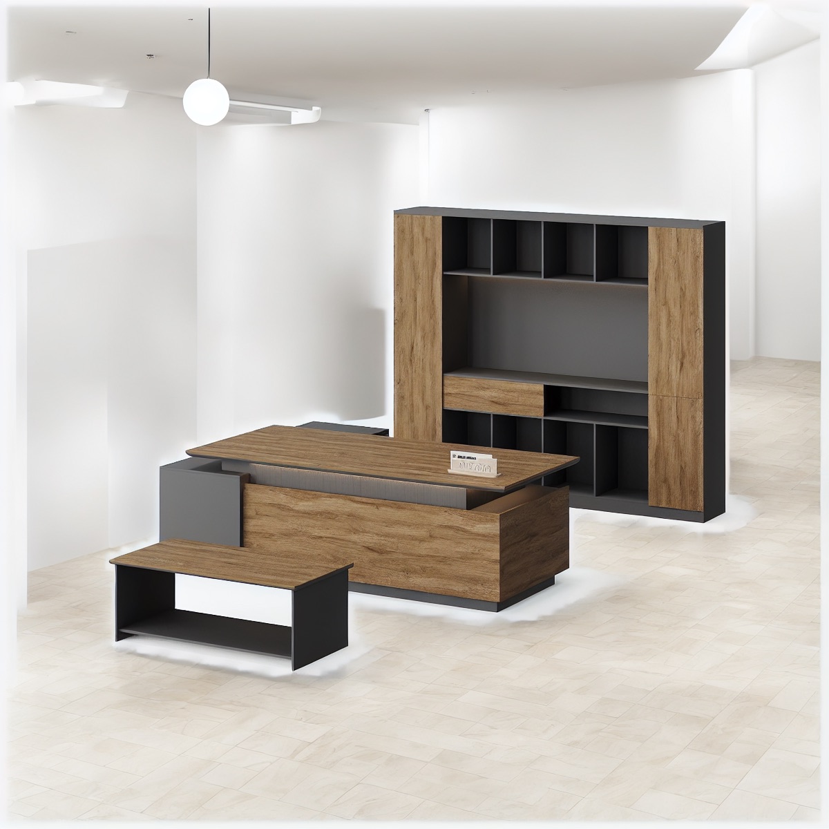 Meja Resepsionis Set — situasi kantor