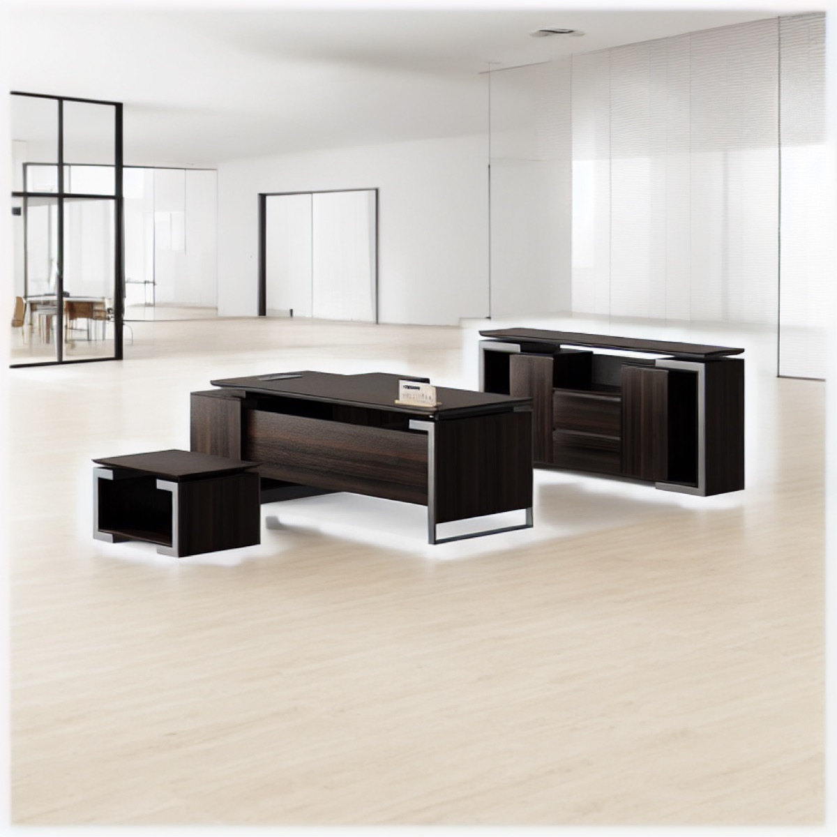 L-Shape Executive Desk — office scene