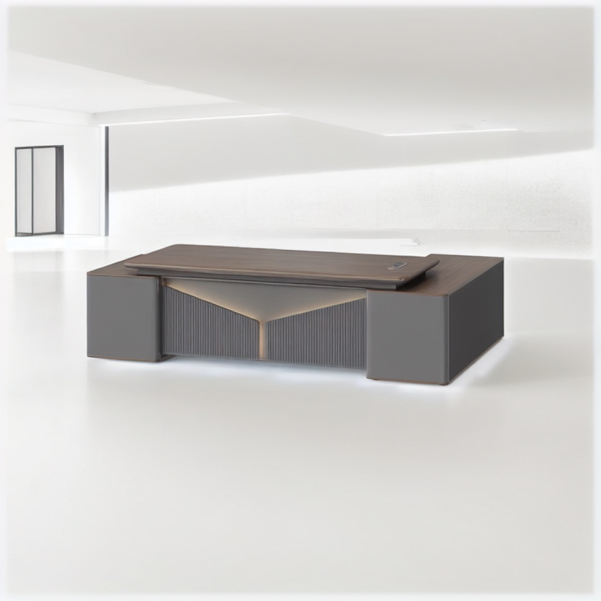 2800 mm L-Shape Director Desk — office scene