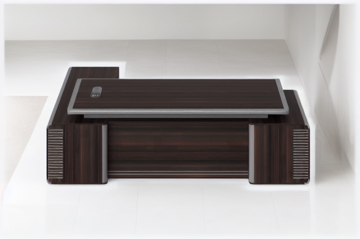 L-Shape Director Office Desk — office scene