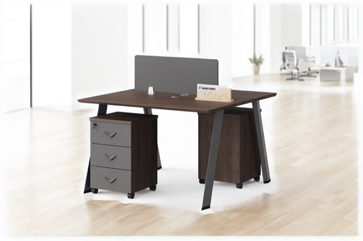 Workstation 2 Orang — situasi kantor