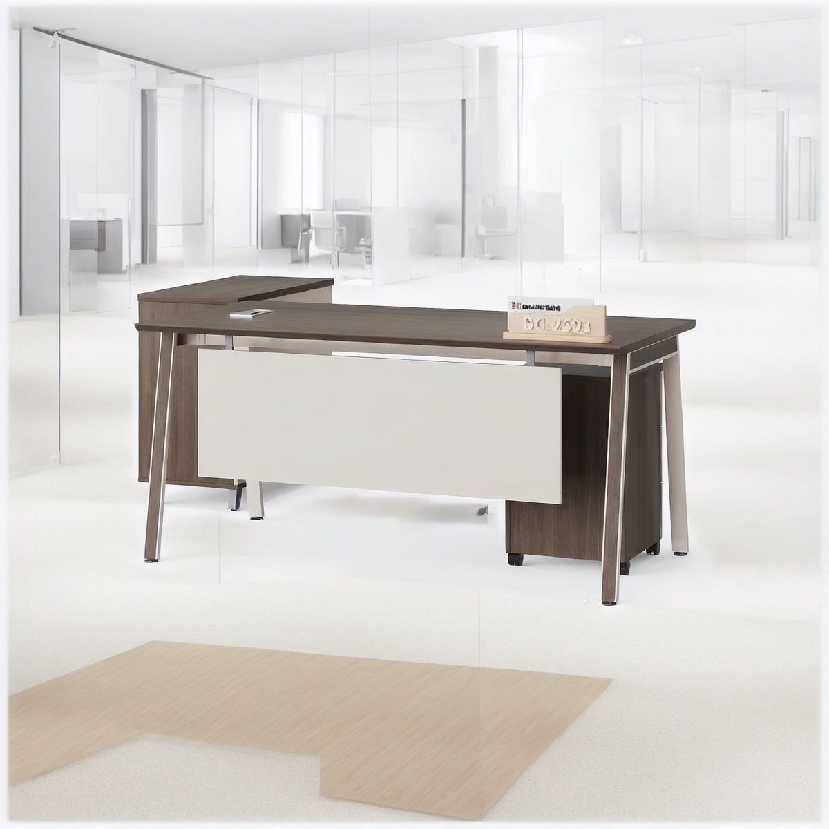 Meja Manajer 1.4m/1.6m — situasi kantor