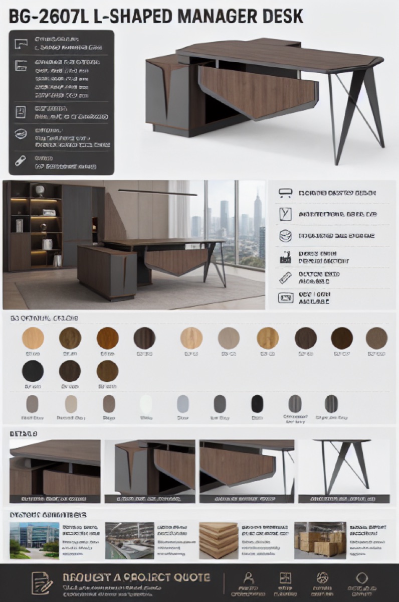 Meja Manajer — situasi kantor