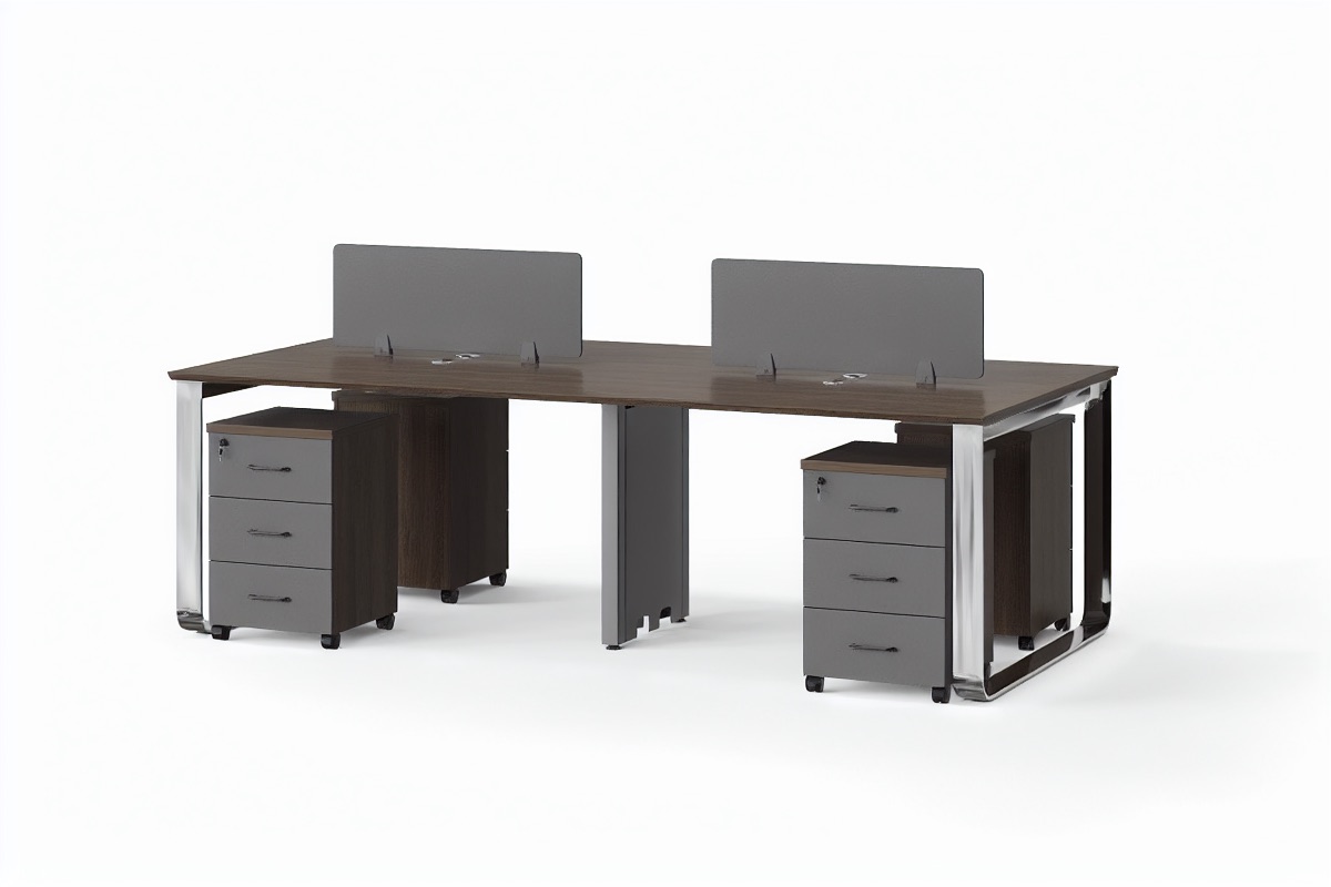 4-Person Workstation — office scene