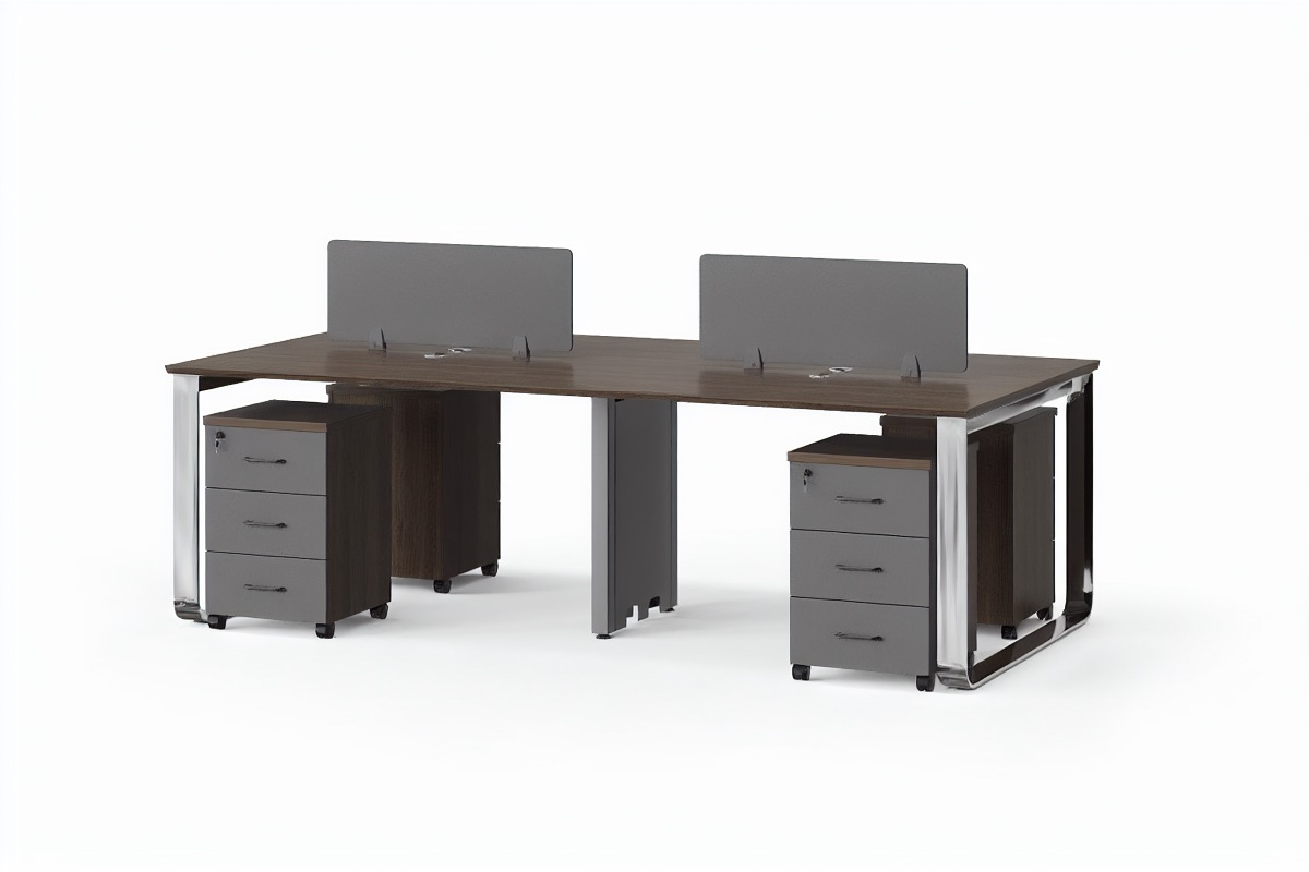4-Person Workstation — office scene