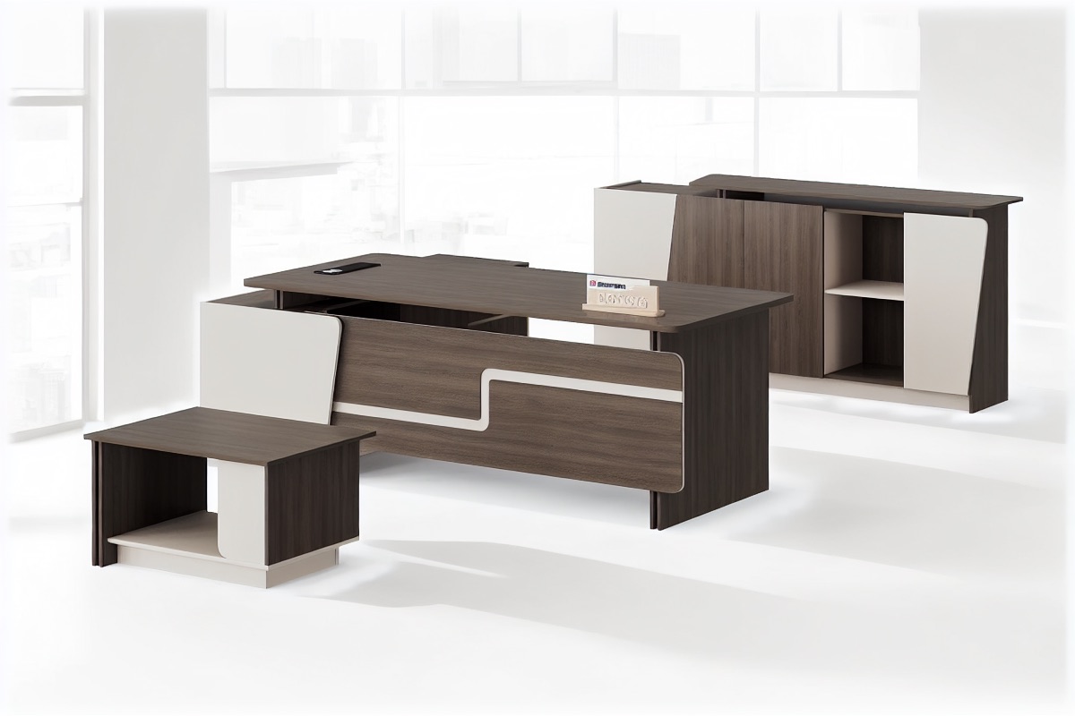 L-Shape Executive Desk — office scene