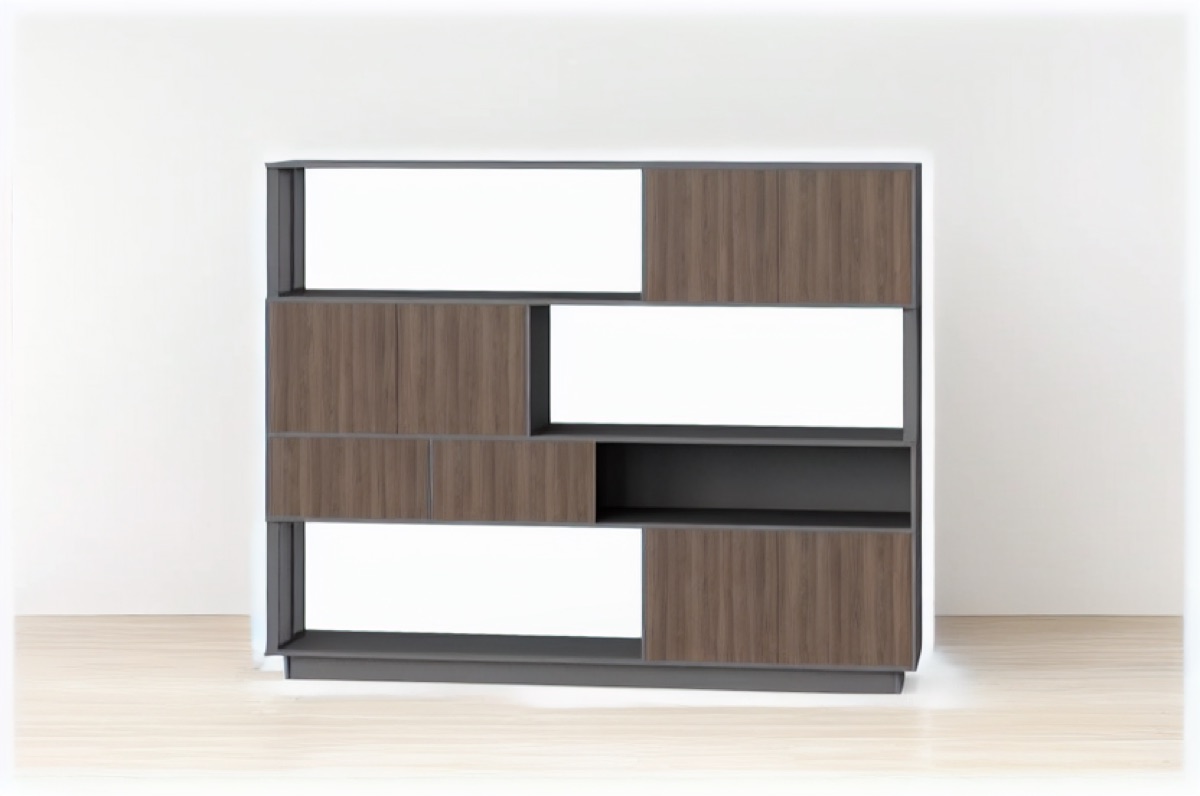 Kabinet Penyimpanan Modular G28 Asimetris — situasi kantor