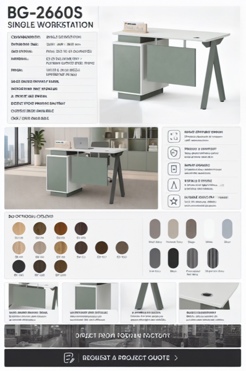 Meja Staf — situasi kantor