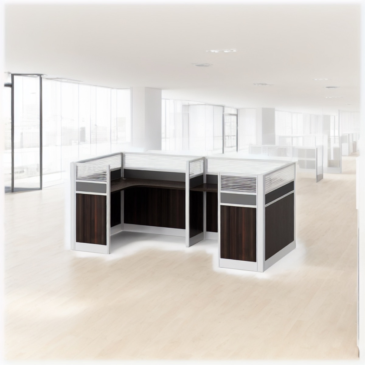 Partition Office Workstation — office scene