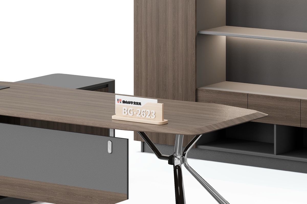 L-Shape Executive Desk — feature detail 2