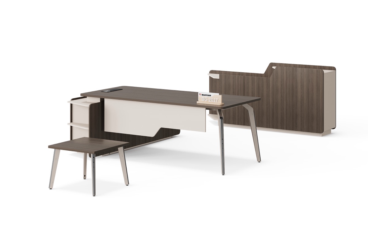Executive Desk + Cabinet Set — BG-2627LA-G28