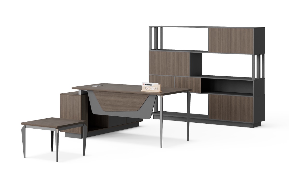 Meja Eksekutif L-Shape — detail fitur 3