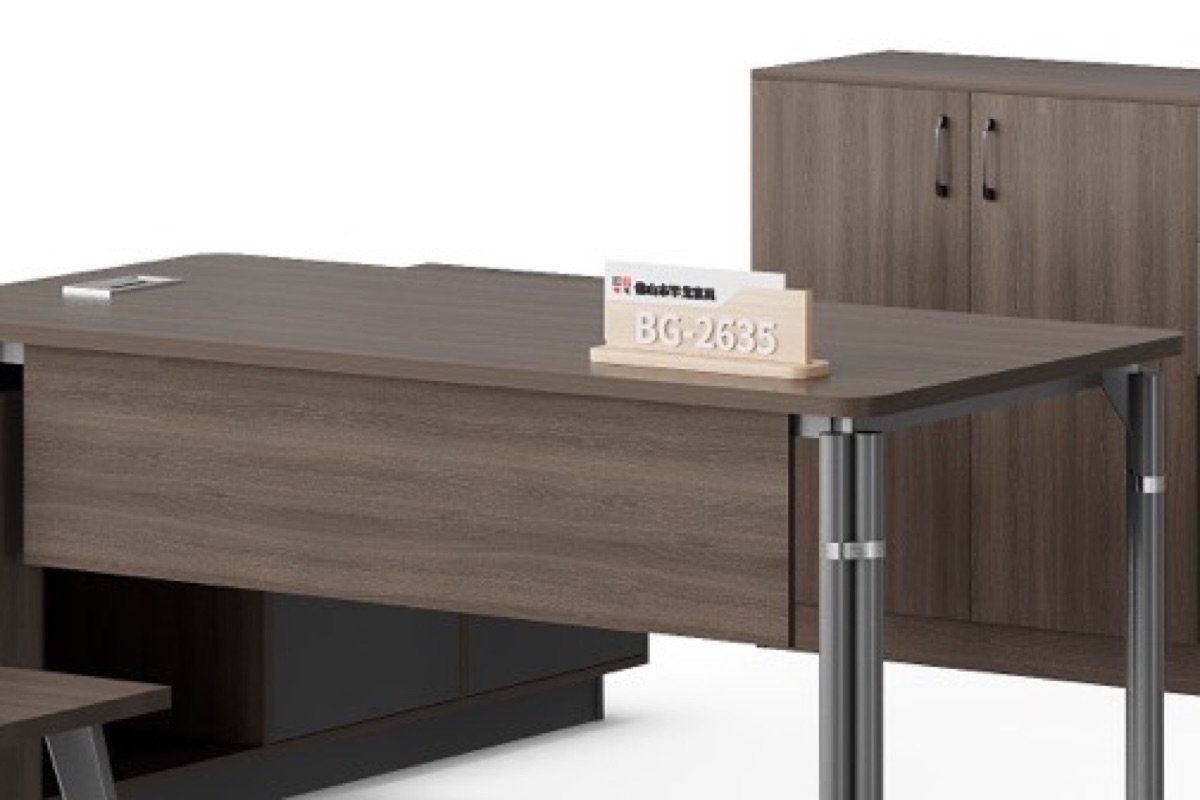 Meja Eksekutif L-Shape — detail fitur 2