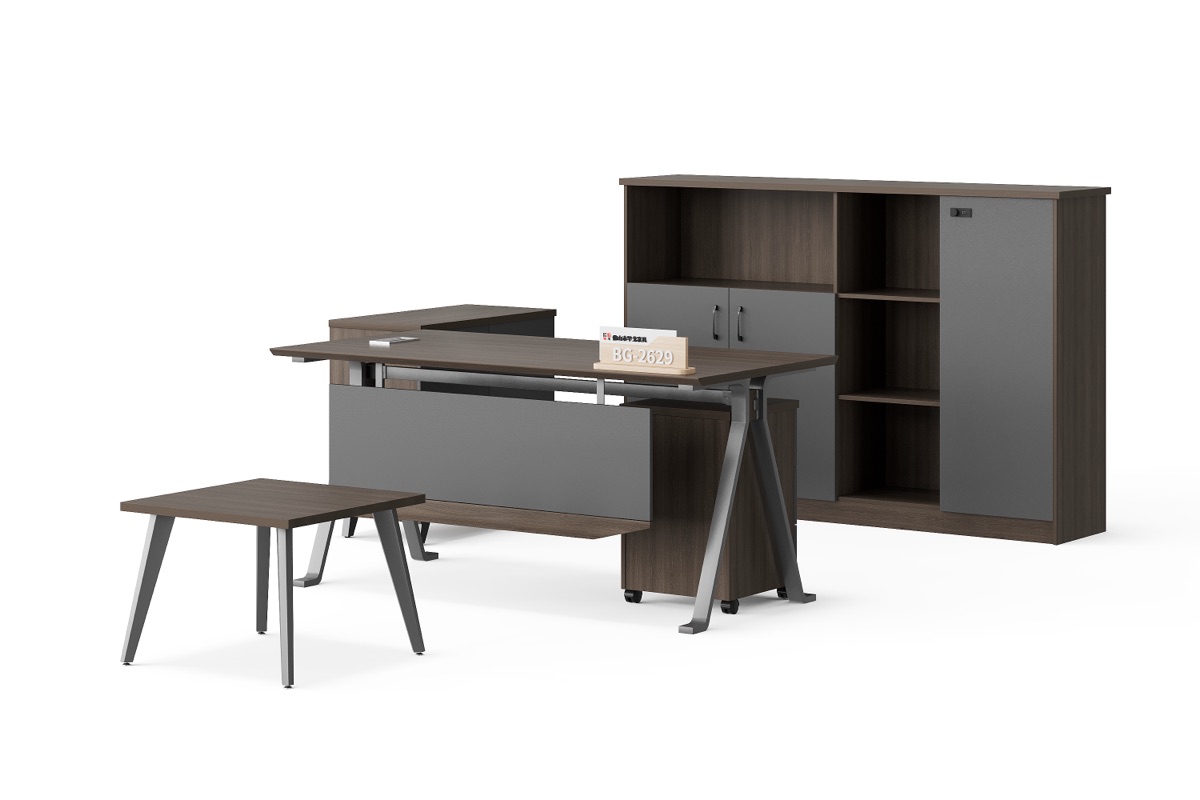 Meja Manajer + Kabinet — BG-2629A-G28